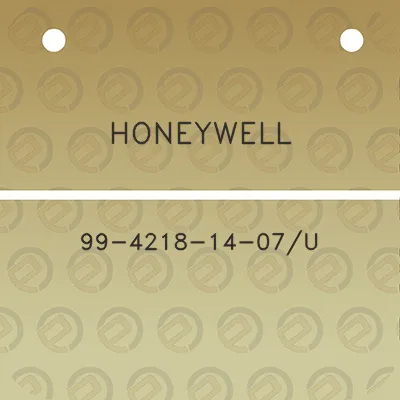 honeywell-99-4218-14-07u