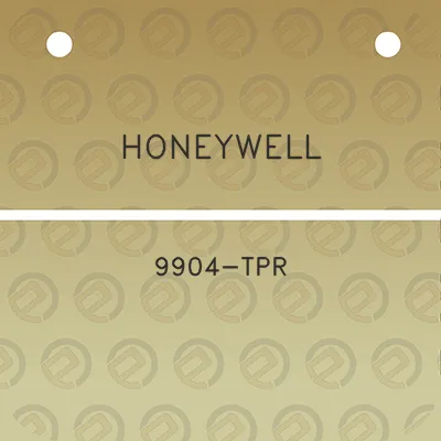 honeywell-9904-tpr