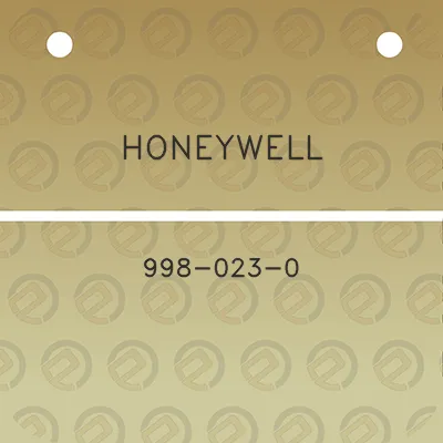 honeywell-998-023-0