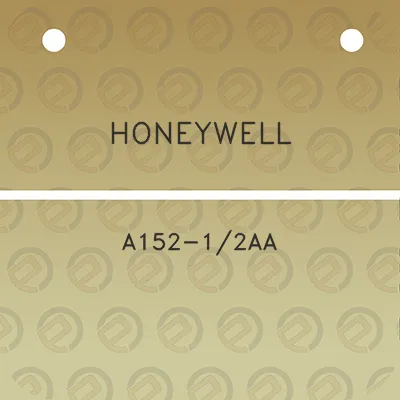 honeywell-a152-12aa