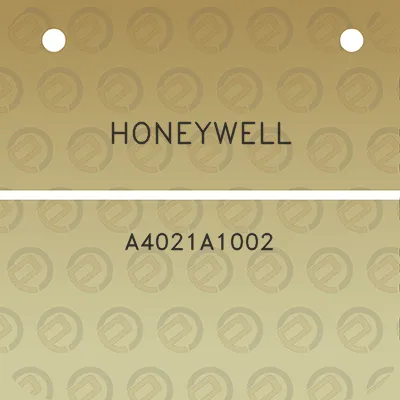 honeywell-a4021a1002