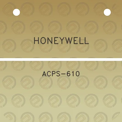 honeywell-acps-610