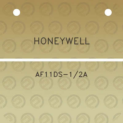 honeywell-af11ds-12a