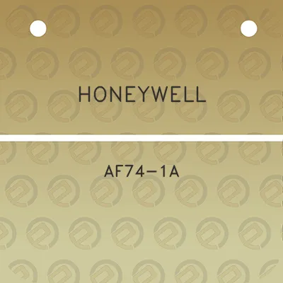 honeywell-af74-1a