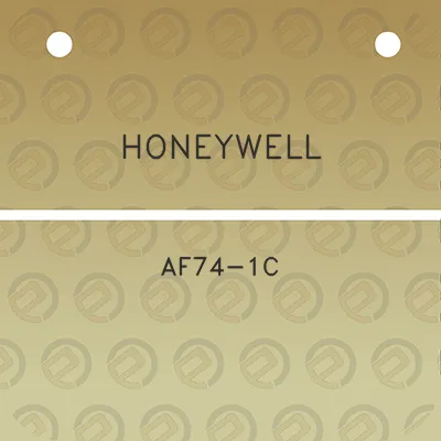 honeywell-af74-1c