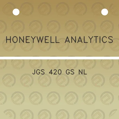 honeywell-analytics-jgs-420-gs-nl