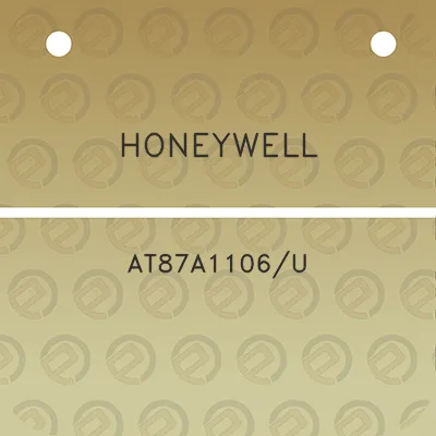 honeywell-at87a1106u