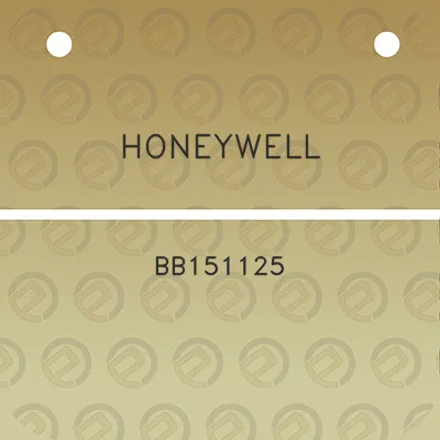 honeywell-bb151125