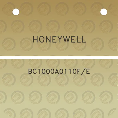 honeywell-bc1000a0110fe