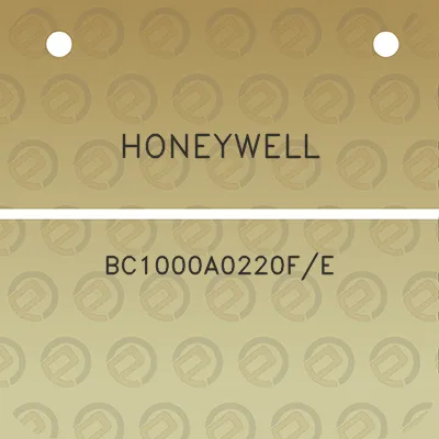 honeywell-bc1000a0220fe