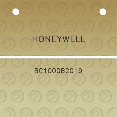 honeywell-bc1000b2019