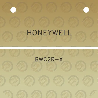 honeywell-bwc2r-x