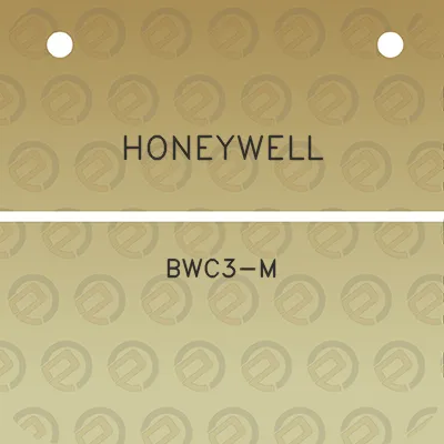 honeywell-bwc3-m