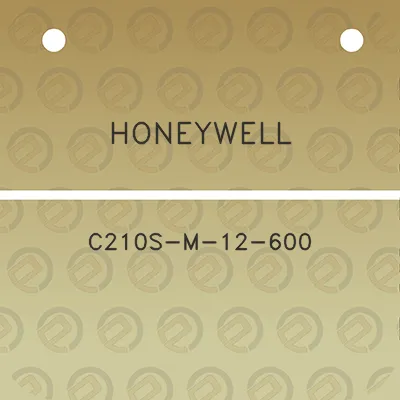 honeywell-c210s-m-12-600