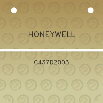 honeywell-c437d2003