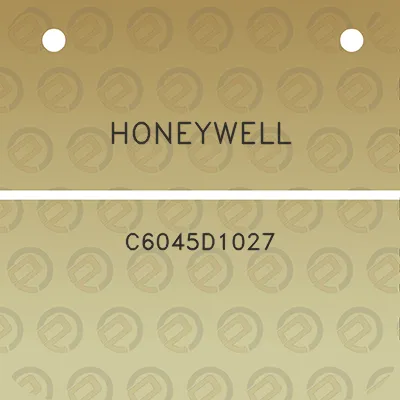 honeywell-c6045d1027