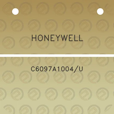 honeywell-c6097a1004u