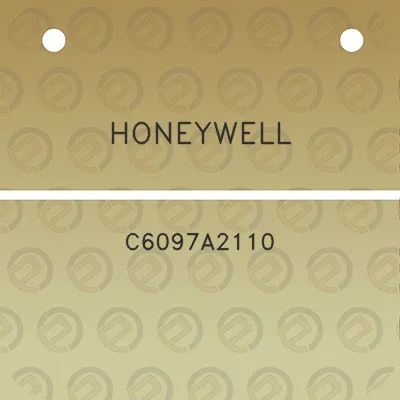 honeywell-c6097a2110