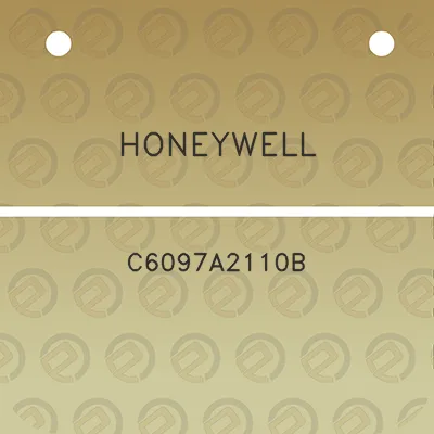 honeywell-c6097a2110b