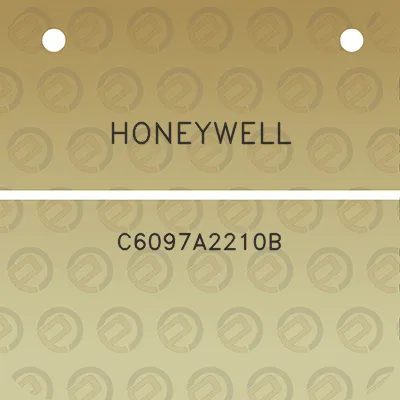 honeywell-c6097a2210b