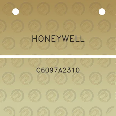 honeywell-c6097a2310