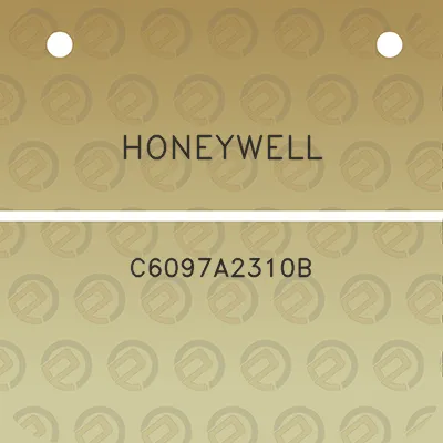 honeywell-c6097a2310b