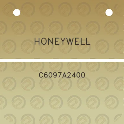 honeywell-c6097a2400