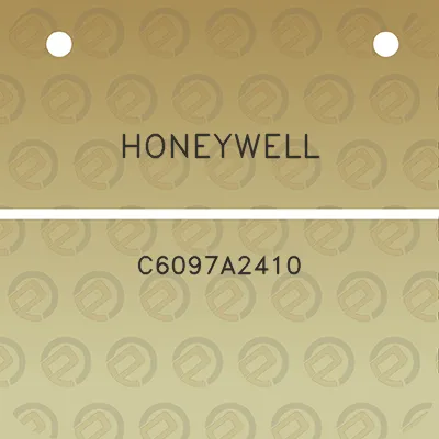 honeywell-c6097a2410