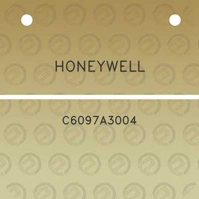 honeywell-c6097a3004