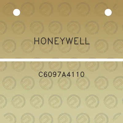 honeywell-c6097a4110