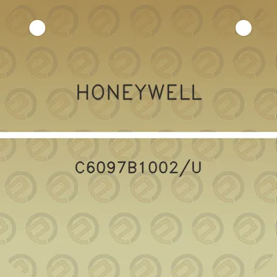 honeywell-c6097b1002u