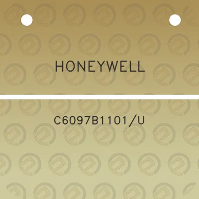 honeywell-c6097b1101u