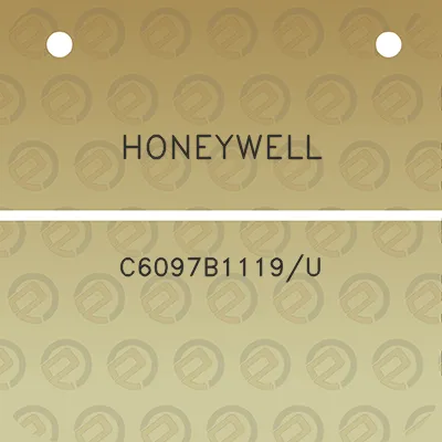 honeywell-c6097b1119u