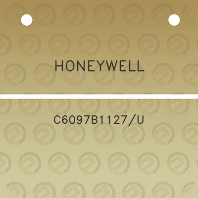 honeywell-c6097b1127u