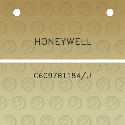 honeywell-c6097b1184u