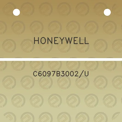 honeywell-c6097b3002u