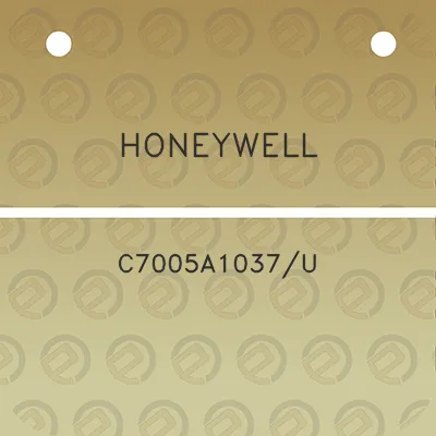 honeywell-c7005a1037u