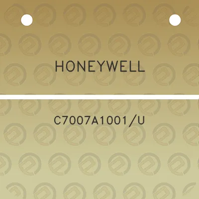 honeywell-c7007a1001u