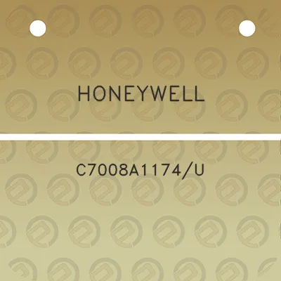 honeywell-c7008a1174u