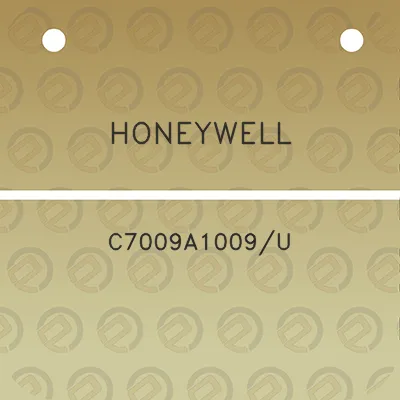 honeywell-c7009a1009u