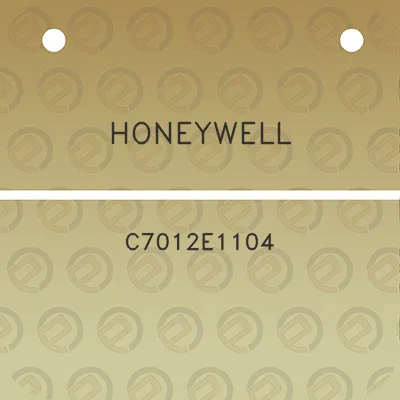 honeywell-c7012e1104