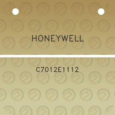 honeywell-c7012e1112