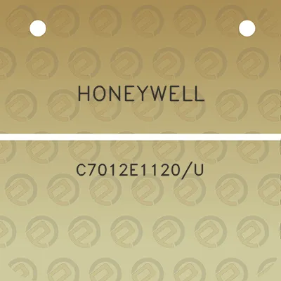 honeywell-c7012e1120u