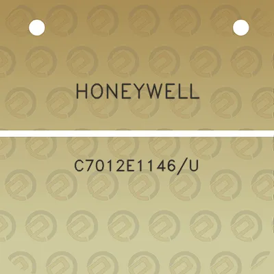 honeywell-c7012e1146u