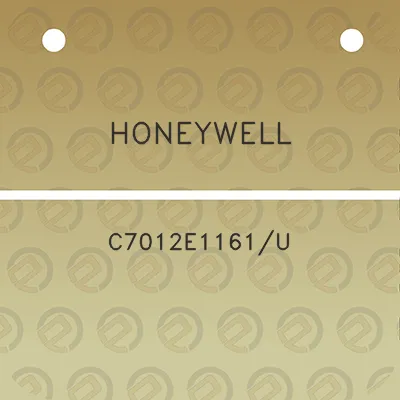 honeywell-c7012e1161u