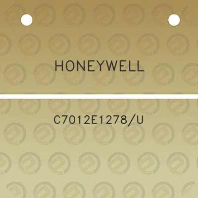 honeywell-c7012e1278u