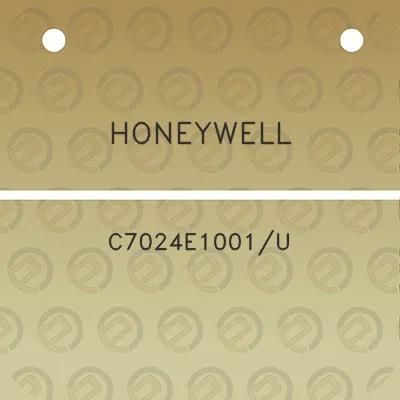 honeywell-c7024e1001u