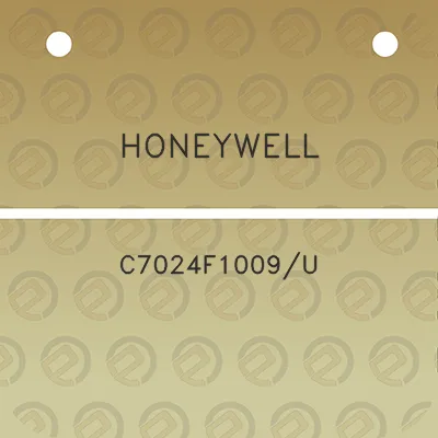 honeywell-c7024f1009u