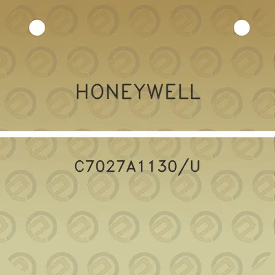 honeywell-c7027a1130u