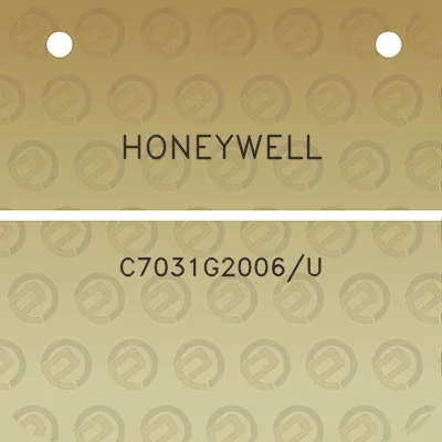 honeywell-c7031g2006u